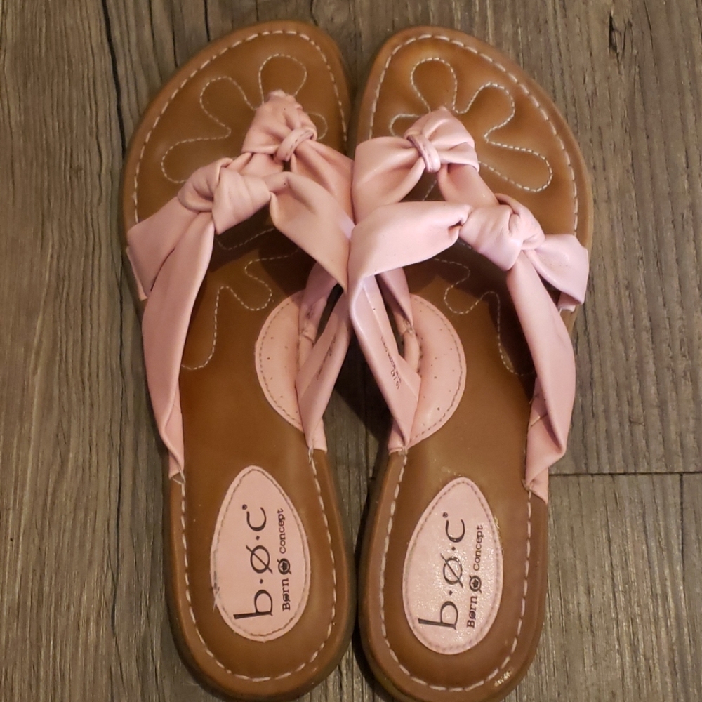 BOC pink sandals size 10